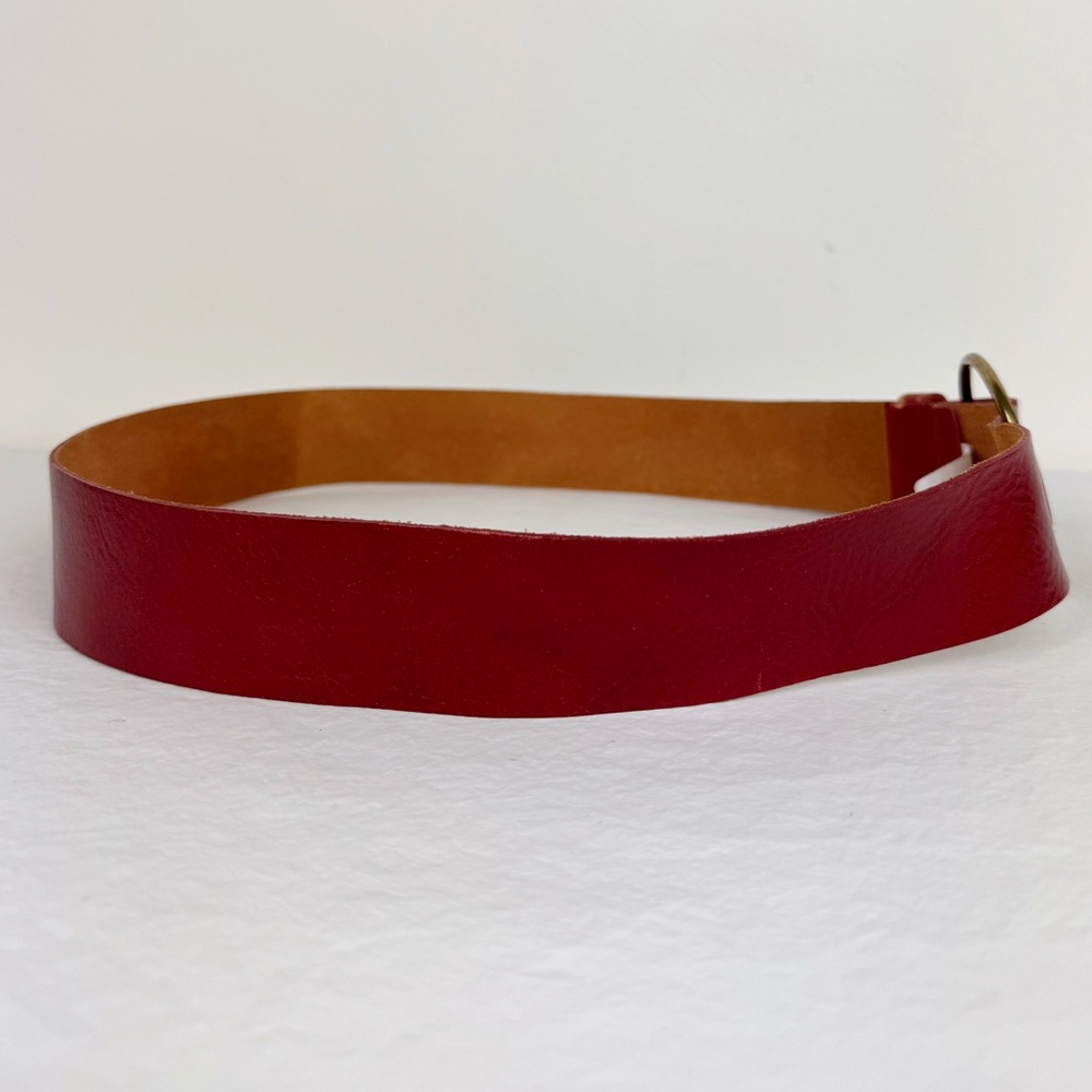 Banana Republic Red Leather Hip Belt - Picture 4 of 7